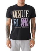 True Religion Colorblocked Logo Short Sleeve Tee
