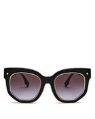 Burberry Women's Irregular Sunglasses, 50mm