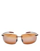 Maui Jim Men's Breakwall Polarized Rectangle Sunglasses, 63mm