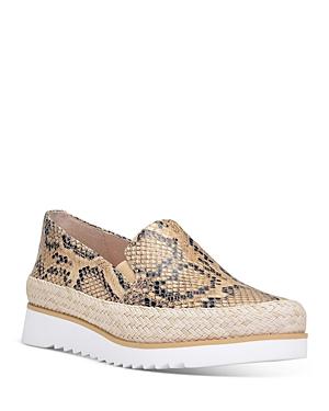 Donald Pliner Women's Snake-print Slip-on Platform Sneakers