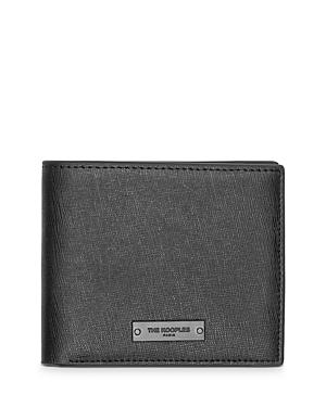 The Kooples Crossgrain Leather Bi-fold Wallet