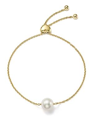 Bloomingdale's Cultured Freshwater Pearl Bolo Bracelet In 14k Yellow Gold, 9mm - 100% - Exclusive