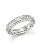 Diamond Pave Eternity Band In 18k White Gold, 2.57 Ct. T.w.