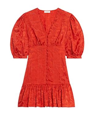 Sandro Azelie Jacquard Mini Dress