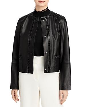 Lafayette 148 New York Alden Leather Jacket