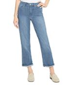 Nydj Relaxed Straight Ankle Jeans In Clean Horizon