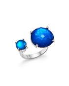 Ippolita Sterling Silver Rock Candy Wonderland Duo Stone Open Ring In Island