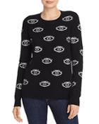 Aqua Cashmere Evil Eye Cashmere Sweater - 100% Exclusive