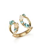 Ippolita 18k Yellow Gold Rock Candy Mixed Stone Ring In Raindrop