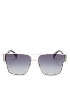 Moschino Women's Brow Bar Square Sunglasses, 60mm