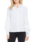 Vince Camuto Puff Sleeve Button Down Shirt
