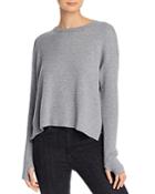 Enza Costa Thermal Cropped Sweater