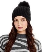 Kyi Kyi Pom-pom Cable Knit Hat (41% Off) - Comparable Value $68