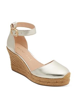 Jack Rogers Women's Ankle Strap Espadrille Wedge Pumps