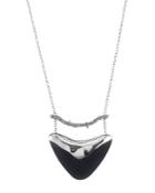 Alexis Bittar Crystal Accented Bar & Shield Pendant Necklace, 16