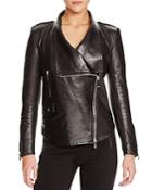 Barbara Bui Shawl Lapel Leather Jacket