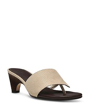 Donald Pliner Women's Slip On Mid Heel Sandals