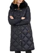 Barbour Ballater Faux Fur Collar Puffer Jacket
