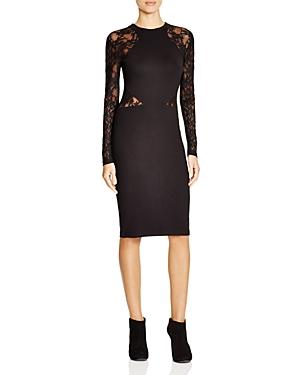 French Connection Viven Paneled Lace Dress