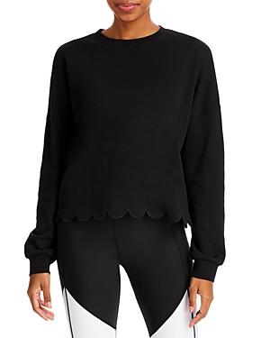 Aqua Athletic Scalloped Sweatshirt - 100% Exclusive