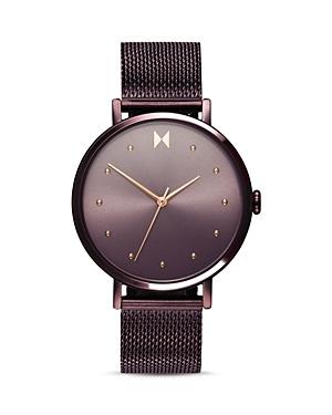 Mvmt Dot Purple Mesh Bracelet Watch, 36mm