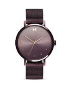 Mvmt Dot Purple Mesh Bracelet Watch, 36mm