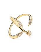 Rebecca Minkoff Pave Claw Ring