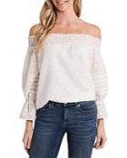 Cece Floral Off The Shoulder Top