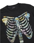 Ps Paul Smith Floral Ribs Graphic Tee