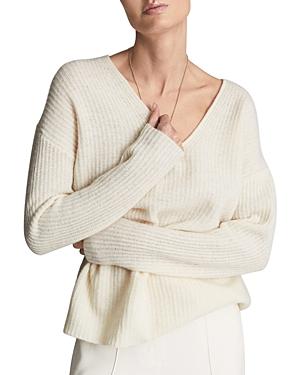 Reiss Trinny Deep V Neck Sweater