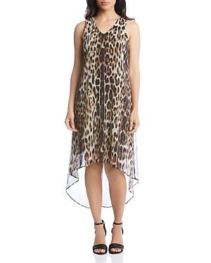 Karen Kane Leopard-print High/low Midi Dress