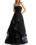 Basix Strapless Tulle Ball Gown