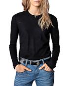 Zadig & Voltaire Miss Cp Arrow Cashmere Sweater