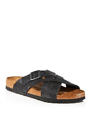 Birkenstock Men's Lugano Slip On Woven Strap Sandals
