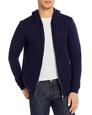 Maison Labiche Amour Cotton Embroidered Full-zip Regular Fit Hoodie