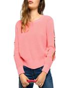 Pinko Regata Cutout-sleeve Sweater