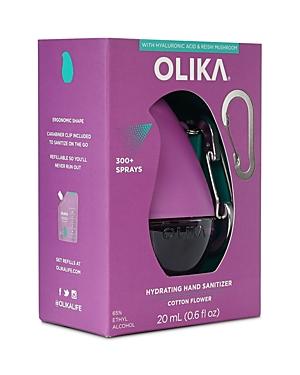 Olika Mindfulness Hydrating Hand Sanitizer Clip On, Cotton Flower 0.6 Oz.