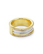 Bloomingdale's Marc & Marcella Diamond Band In 14k Gold-plated Sterling Silver & Sterling Silver, 0.17 Ct. T.w. - 100% Exclusive