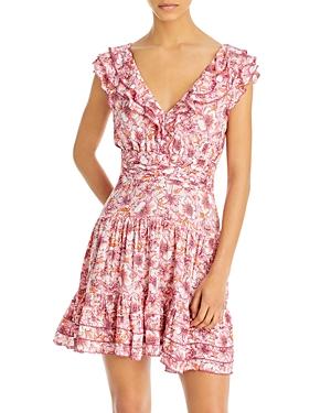 Poupette St. Barth Della Floral Mini Dress