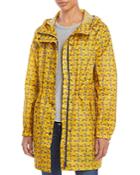 Joules Golightly Dog Print Packable Raincoat