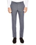 Sandro Notch Pinpoint Slim Fit Trousers