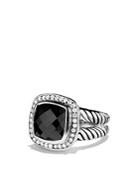 David Yurman Albion Ring With Black Onyx & Diamonds
