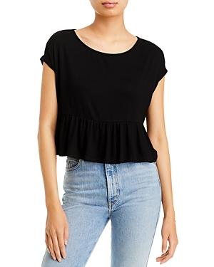 Aqua Cropped Flounce Tank Top - 100% Exclusive
