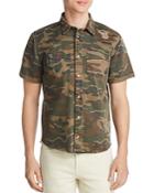 Blanknyc Short-sleeve Camouflage-print Regular Fit Shirt