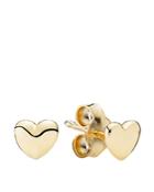Pandora Earrings - 14k Gold Petite Heart Studs