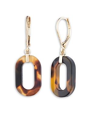 Lauren Ralph Lauren Tortoise Oval Link Drop Earrings