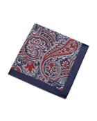 Ted Baker Hillway Paisley Print Pocket Square