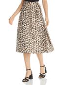 Joie Collen Leopard-printed Wrap Skirt