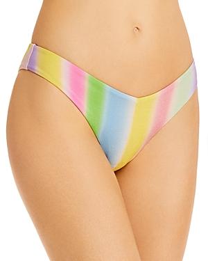 Onia Chiara Striped Bikini Bottoms