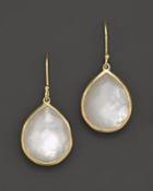 Ippolita 18k Gold Rock Candy Teardrop Earrings In Mother-of-pearl Doublet